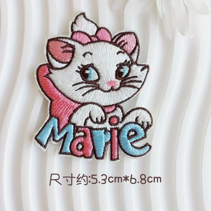 Cartoon Cute Cat Embroidery Cloth Patch for Clothes Down Jacket Hole Repair Subsidy Clothing Bag Decoration Patch