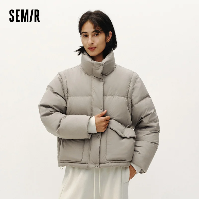 Semir Women Down Jacket 90 Percent Down Fill 2026 Winter Cold Weather Everyday Style Outdoor Layer Warm Insulation