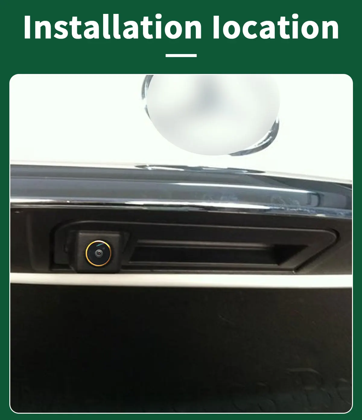 AHD1080P Auto-Rückfahrkamera für Mercedes Benz C-Klasse C180 C200 C260 MB W204 S204 W212 Wasserdichte Backup-Kamera – Detail 9