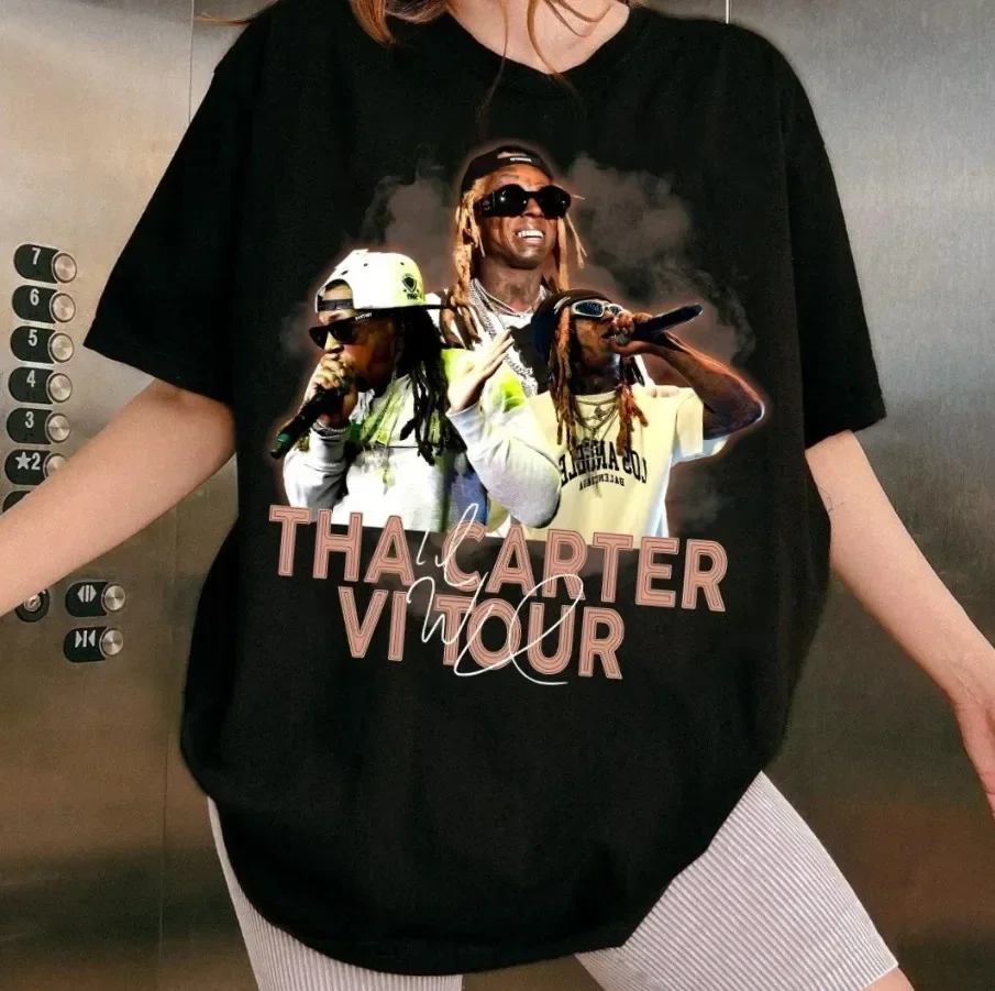 Lil Wayne Vintage Tour Shirt Tha Carter VI 2025 Hip Hop Fan Graphic Tee