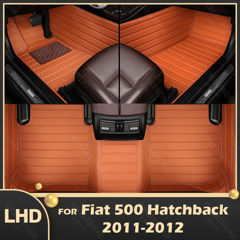 

Автомобильные коврики для Fiat fiat 500 (хэтчбек) 2011 2012, оригинальные автомобильные подкладки для ног, чехол
