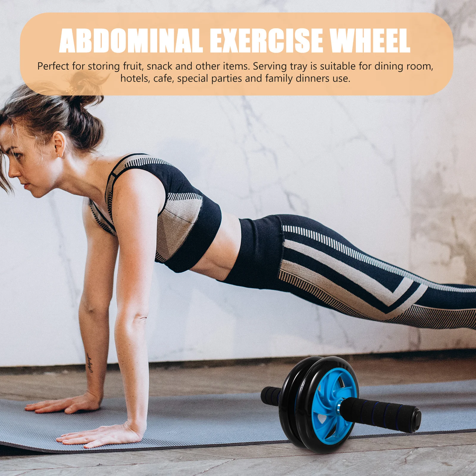 

Wheel Roller For Fitness Abdomen Trainer Exercise Tool Men Women Home Gym Abdomen Trianer Use