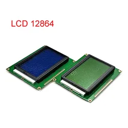 12864 LCD Display Module 5V LCD LED Display Board Yellow Green Blue Screen with Backlight ST7920 Parallel Port 128*64 128X64