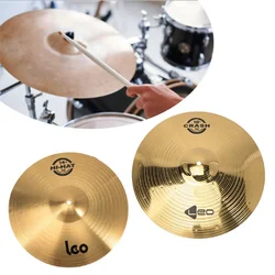 14/16 Inch Drum Brass Cymbals Percussion Splash Crash Hi-Hat Jazz Drum Cymbal Musical Instrument Parts Drum Set Cymbal