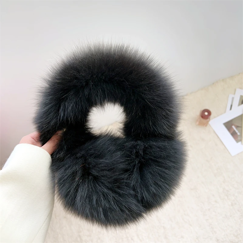 Real Fox Fur Earmuffs For Winter Women Warm Natural Raccoon Fur Earmuffs Girls Ear Warmer Genuine Fur Scarves Plush Ear Muff