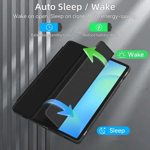 Imagen 2 del producto Funda para tabletas Samsung Galaxy Tab A9 A9 Plus S9FE S10 FE(2025) 10,9 pulgadas S8/S7 11 pulgadas S7+/S8+/S9+/S10+ 12,4 pulgadas S6 Lite 10,4 pulgadas