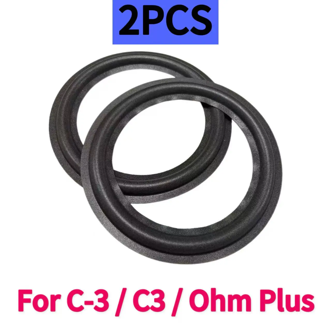 For Ohm C-3 / C3 / Ohm Plus Speaker Foam Repair Folding Edge Ring （2PCS）