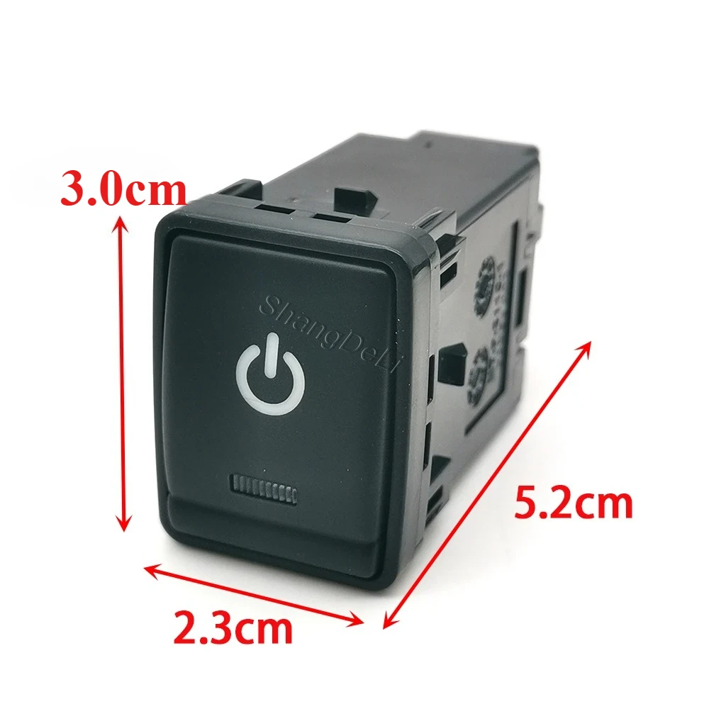 1PC DC12V Car Led Fog Light Power ON off Radar Spotlight Switch Button with Wire Fit For Nissan Tiida Sylphy Qashqai X-TRAIL