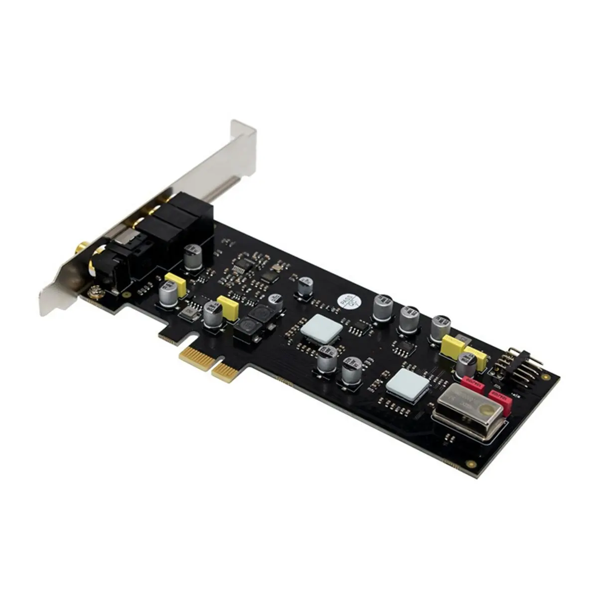 SWXF SSS1700 Internal PCIe Sound Card PCIe X1 Fiber Optic Coaxial Digital Audio HiFi Sound Card Driver-Free for Home Theater