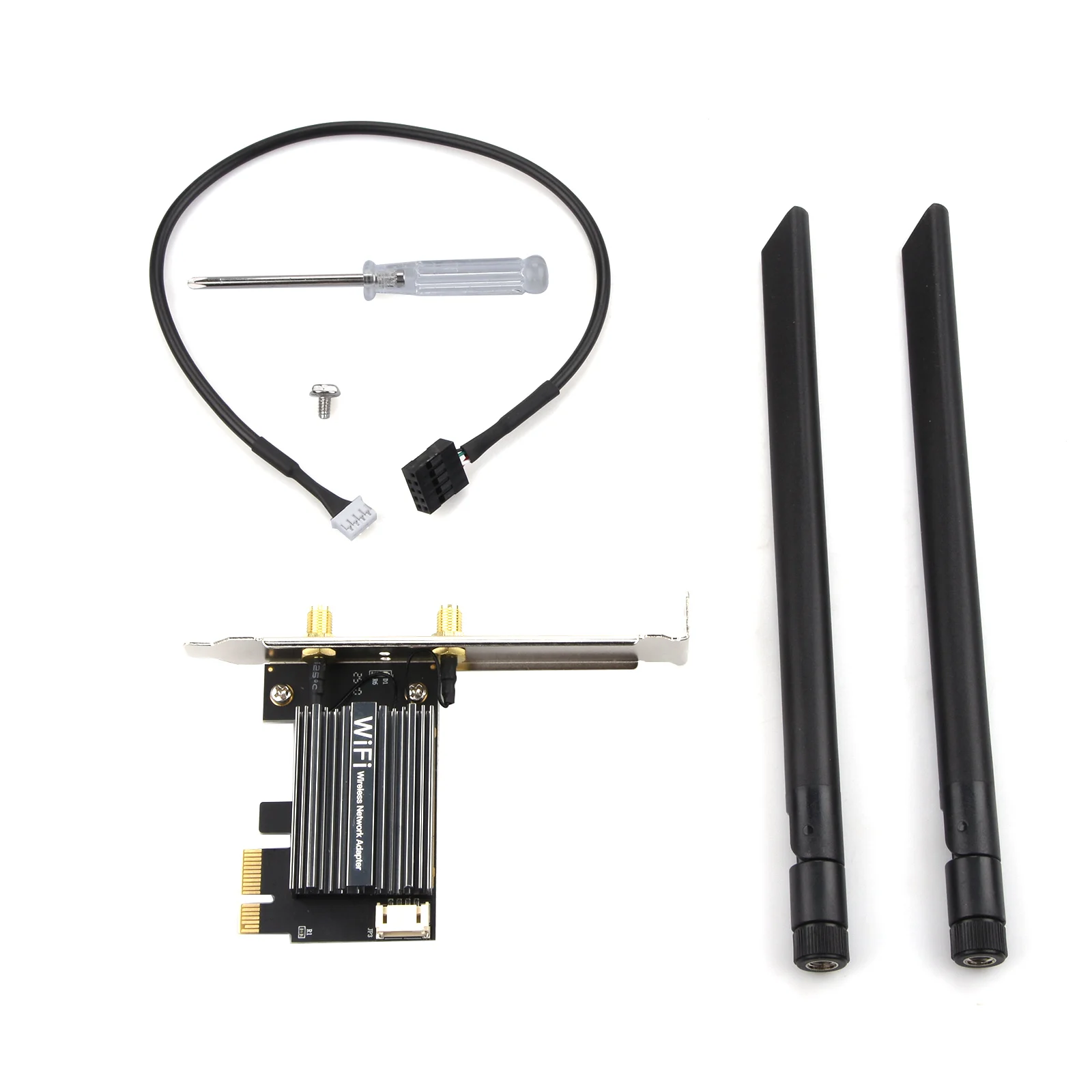 

Беспроводной адаптер Wi-Fi 6 PCIe 2974 Мбит/с Bluetooth 5,2 двухдиапазонная сетевая карта 5G/2,4G для Intel AX200 WiFi6 802.11ax для настольных ПК