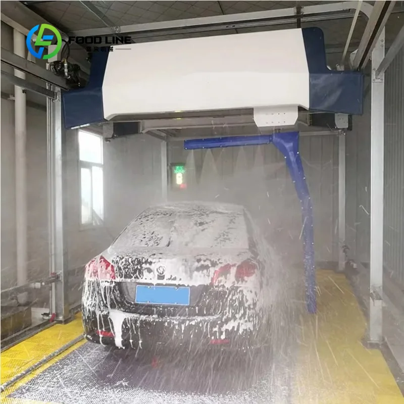 Touchless Fully Automatic Car Wash System Custom Commercial Car Washing Machine For Professional Wash Station Business