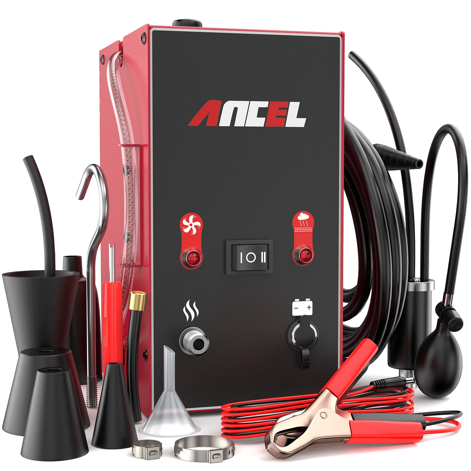 

ANCEL S160 Car Smoke Leak Detector 12V with Built-in Air Pump Leak Locator Smoke Generator Diagnostic Tool for Car Motorcycle