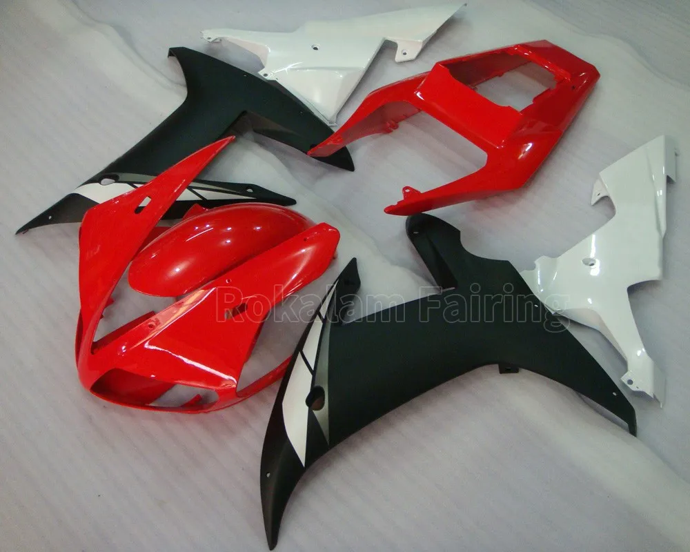 Cheap YZF1000 R1 02 03 Body Kit For Yamaha YZF R1 2002 2003 Motorcycle Fairing Red Black  (Injection Molding)