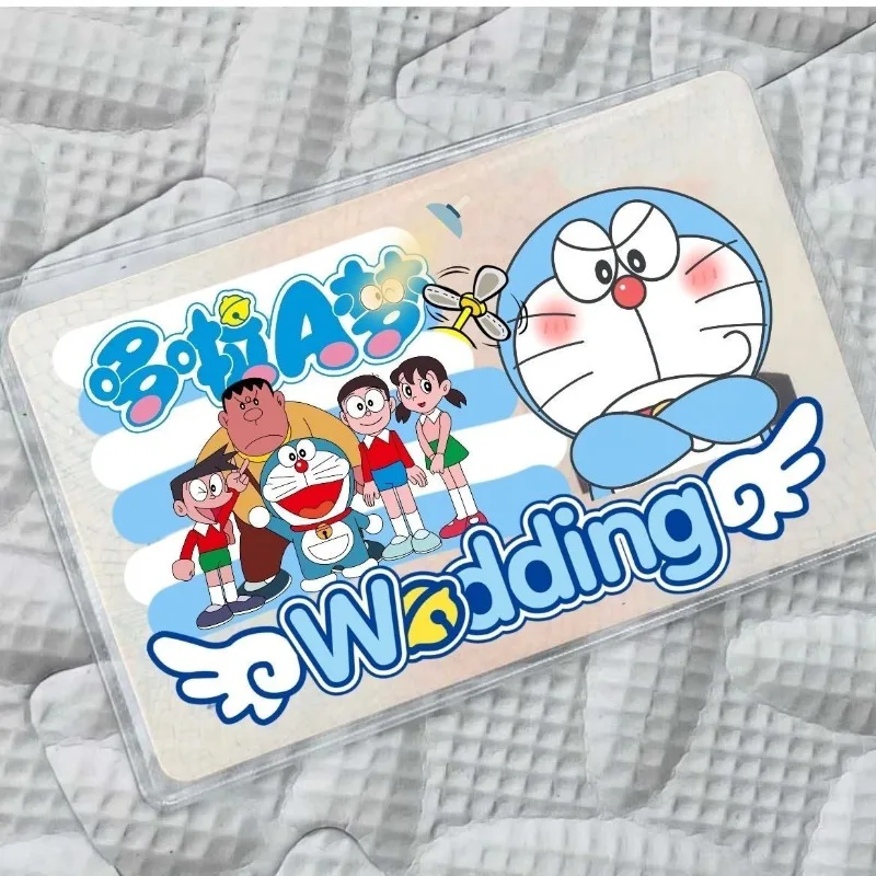 عبقور حامل بطاقة الهوية حالة الكرتون الكرتون نمط رسالة اخفاء بطاقات الائتمان حالة Kawaii بطاقة الوصول زينة الهدايا