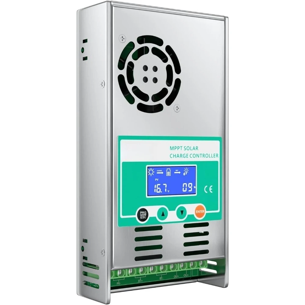 

MPPT Solar Charge Controller 60A Auto 12V 24V 36V 48V 160V LCD for Lithium Gel Sealed Batteries