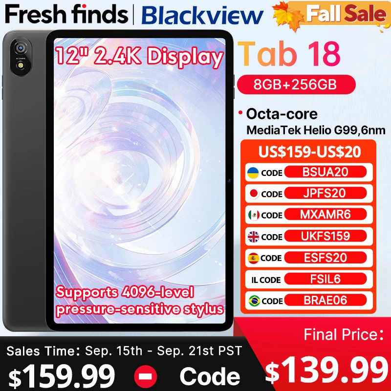 【Новый продукт】Blackview Tab 18 12-дюймовый дисплей 2