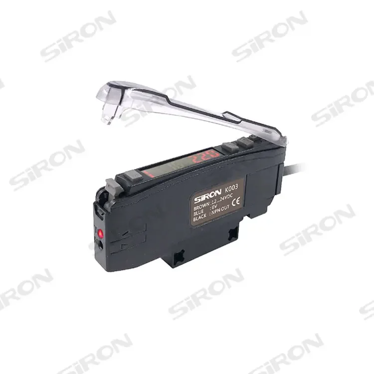 SIRON K003 high-precision digital smart color sensor simple sensitivity adjustment fiber optic sensor optical sensors