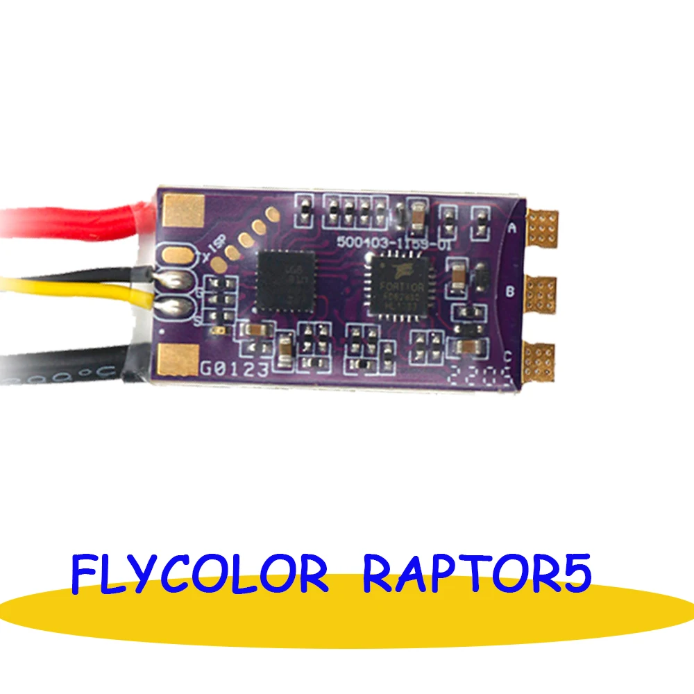 فرش ESC FLYCOLOR 35A 45A 50A 3-6S 32Bit G701 PWM 1/4 قطعة Raptor5 128K واحد Dshot Proshot ل FPV الطائرات بدون طيار لعبة أجزاء