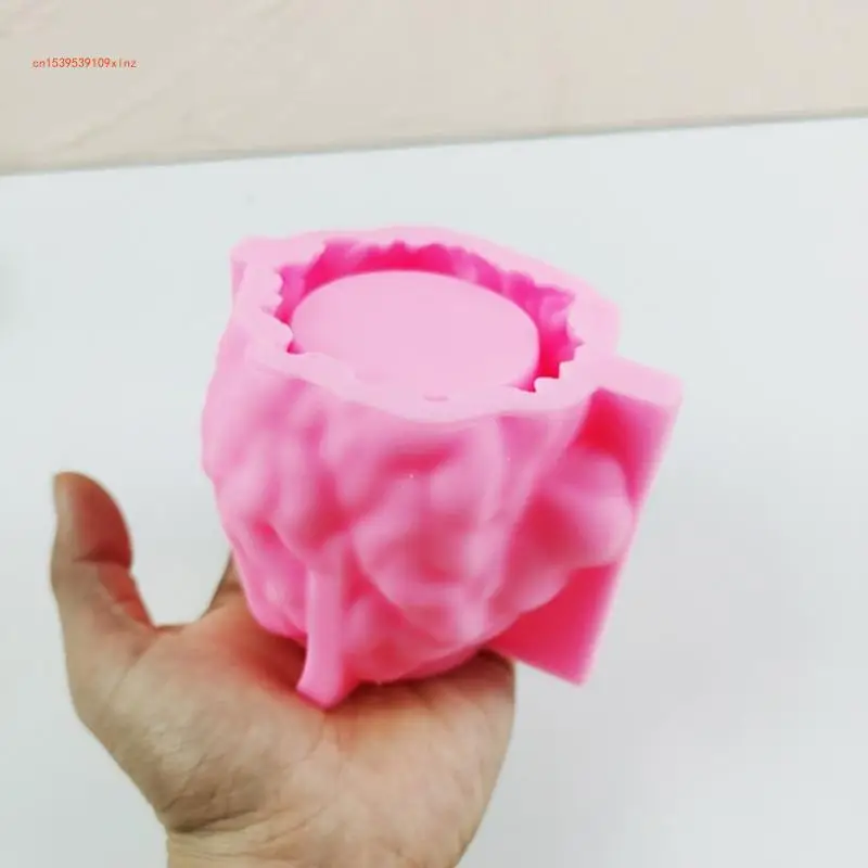 Flower Pot Silicone Mold Diy Succulents Concrete Flower Pot Plaster Cement Mold