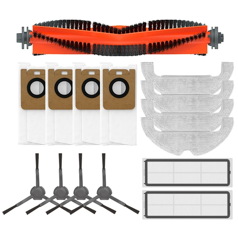

Основная щетка, боковые щетки, HEPA фильтр, Швабра, тканевый мешок для пыли для XIAOMI Dreame L10 Plus, аксессуары для робота-пылесоса