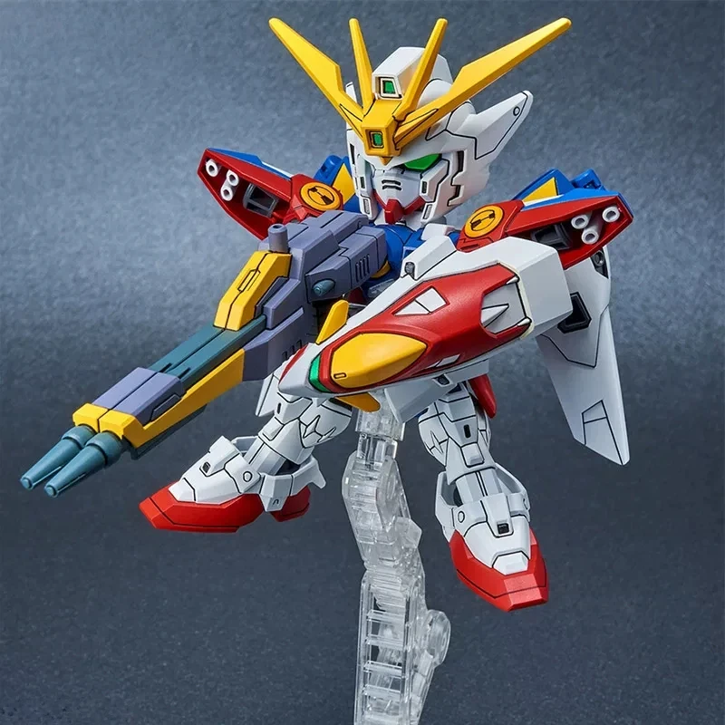 Bandai Sd Gundam Sdex Q Version Mobile Suit Gundam Wing Unicorn Strike Freedom Aerial Assembly Model For Adult Hobby Collectors