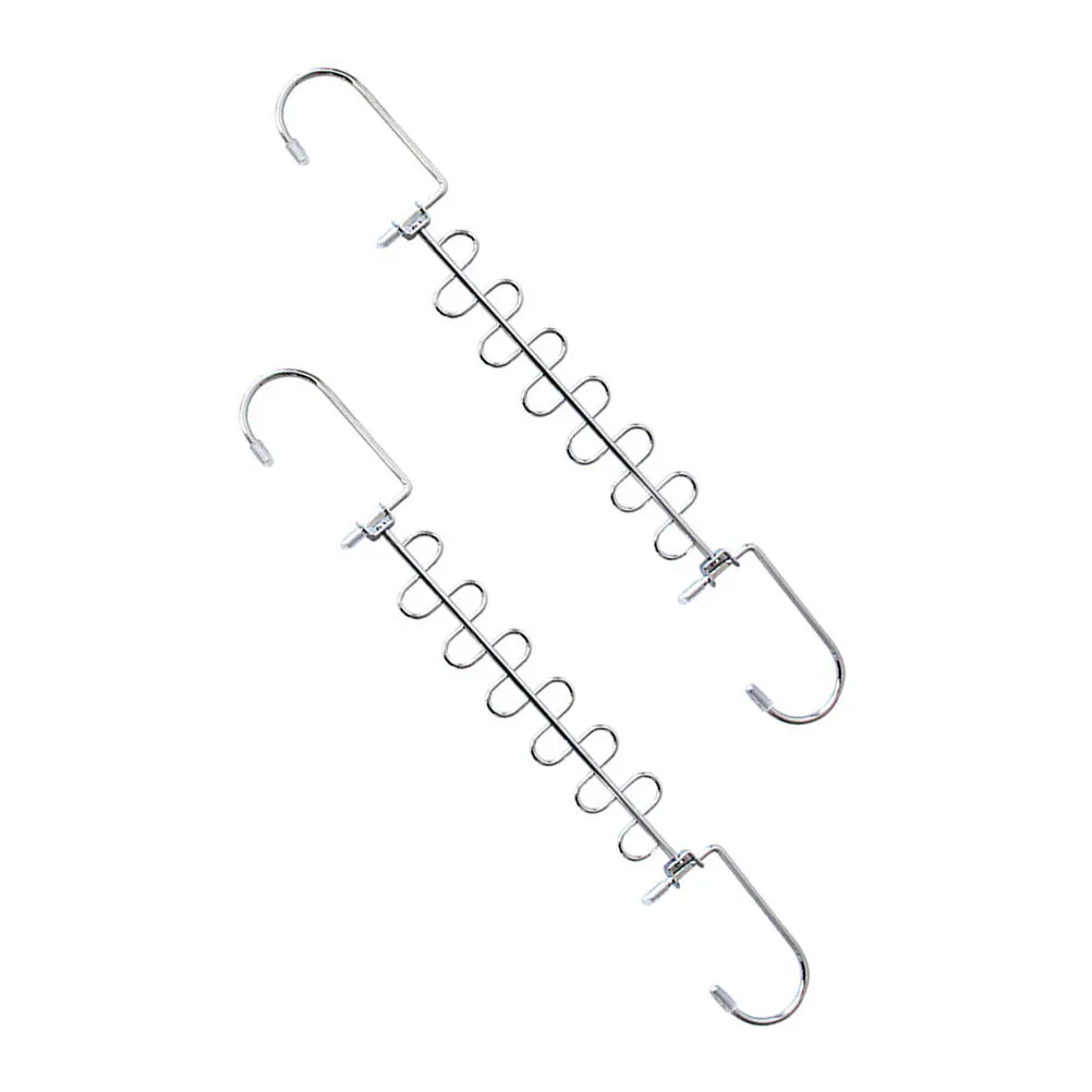 Estantes multifuncionales para ropa, estructura Simple, estante colgante para ropa, estante de almacenamiento de secado para el hogar, estante para ropa con múltiples agujeros, 2 uds.
