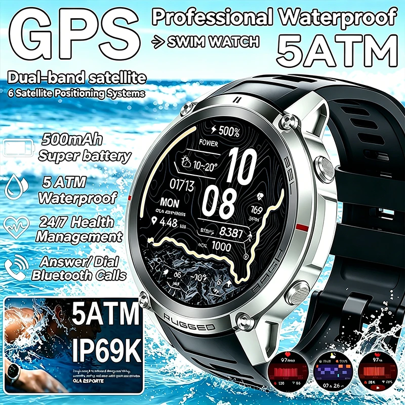 Sports Equipment In Spanish - GPS Outdoor Sports Watch Equipped with