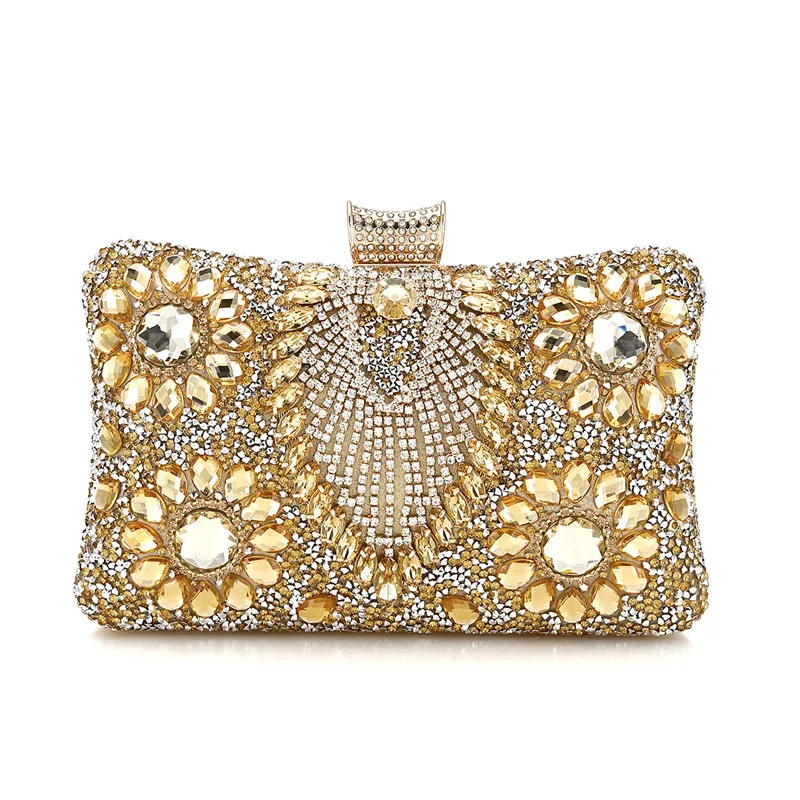 

Women Wedding Party Clutch Rhinestones Shinny Crossbody Bag Glitter Evening Bags Luxury Handbags for Club Parties Wedding 2023