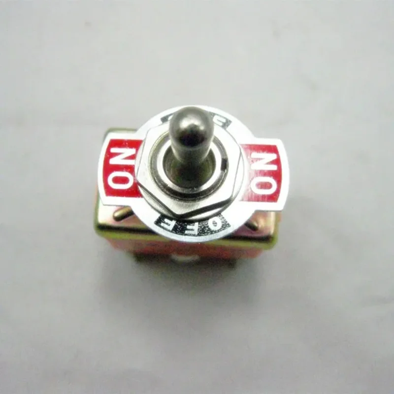 5Pcs Button Switch E-TEN 1322 6 Feet 3 Gears 15A 250V Manual Forward and Reverse  Six  Three