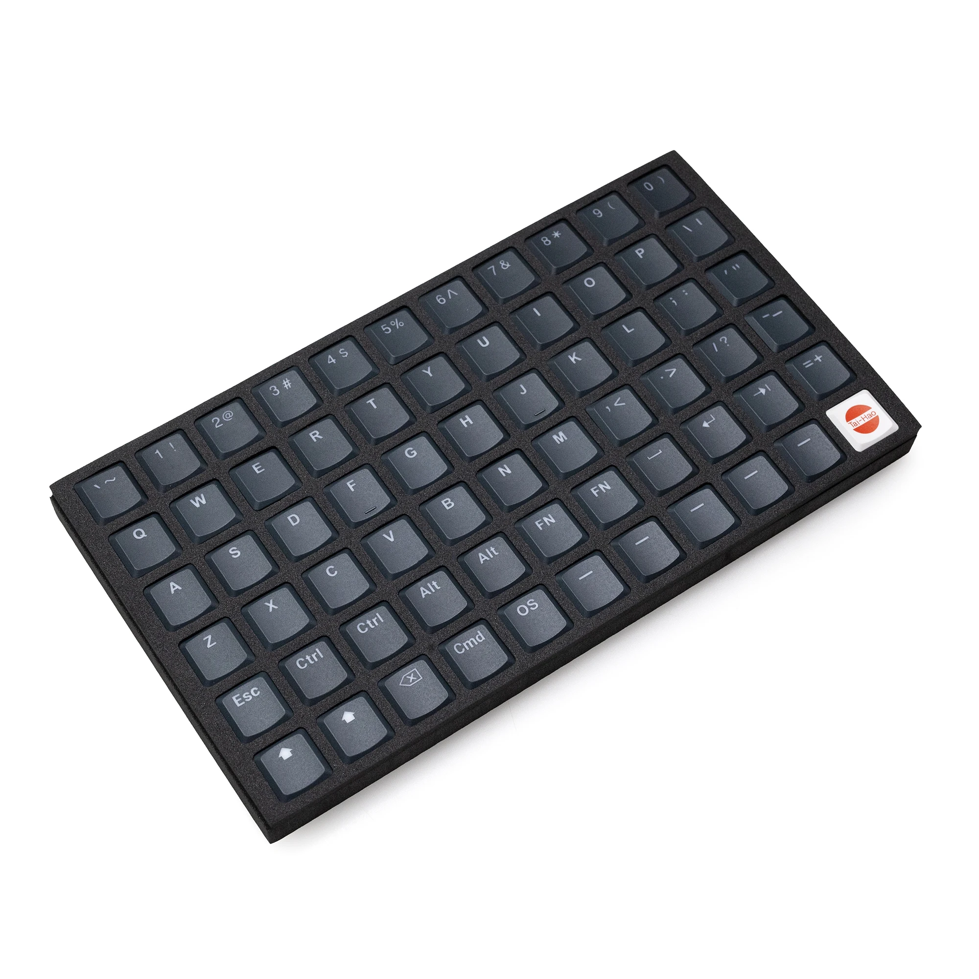 Taihao THT Grey Red Keycap Thins Low Profile Keycaps For Gaming Mechanical Keyboard MX Switch Light Through White Black