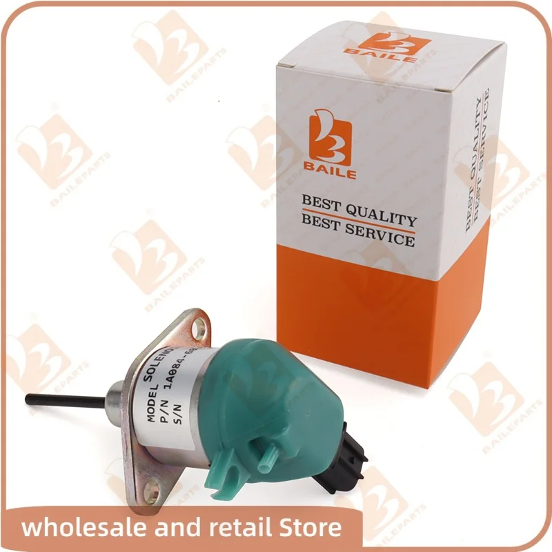 

1A084-60010 Соленоид отключения топлива 12 В для двигателя Kubota L3108 L3408 L3608 L4508 L4708 L5018 M6040 Запчасти двигателя соленоида остановки