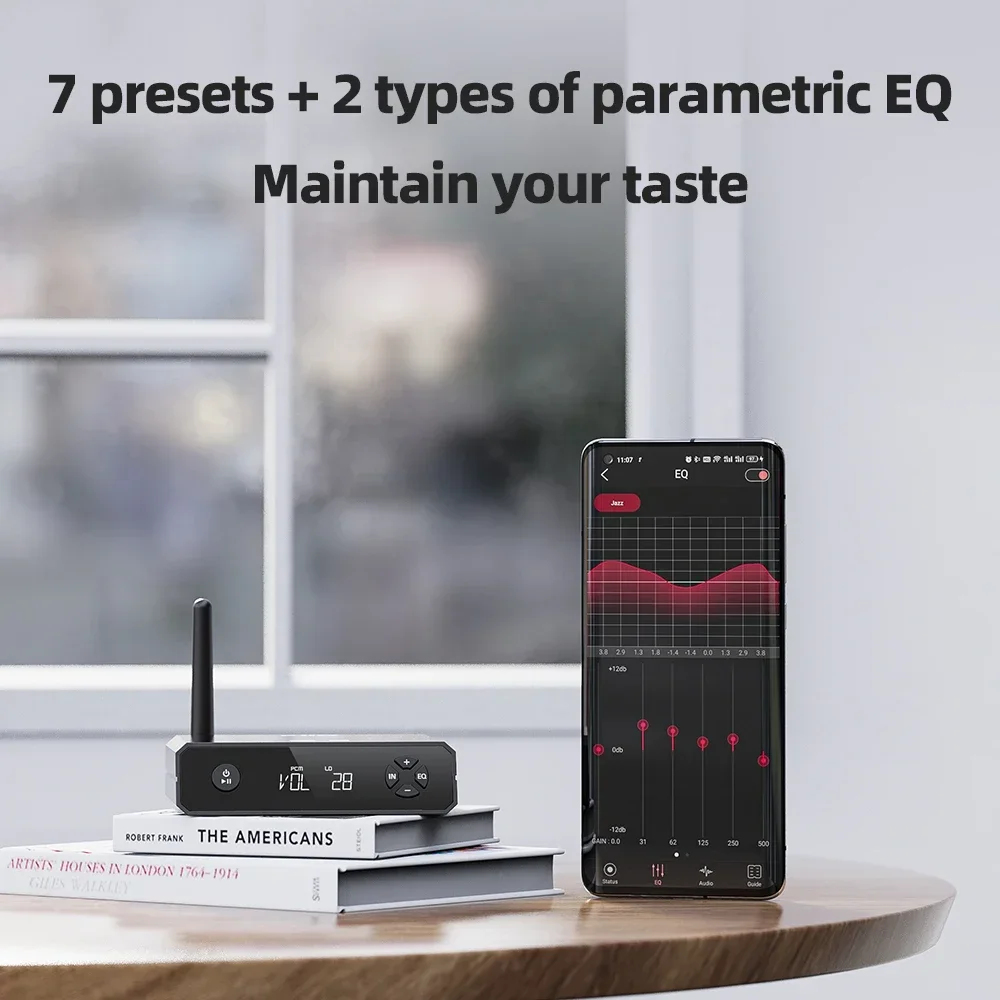 FiiO BR13 Hi-Res Audio Bluetooth 5.1 ricevitore amplificatore per cuffie supporto 7 modalità Bluetooth LDAC per altoparlante per auto/casa hidisz