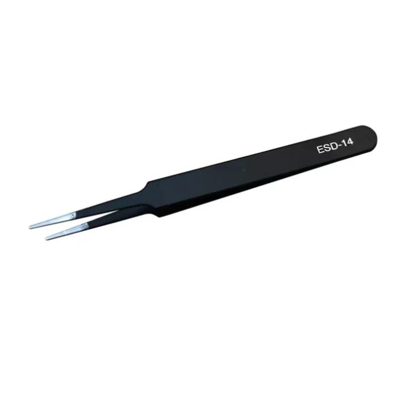 Precision ESD anti-static tweezers set -6-pc stainless steel tool for electronic repair and process modeling, bending 2025