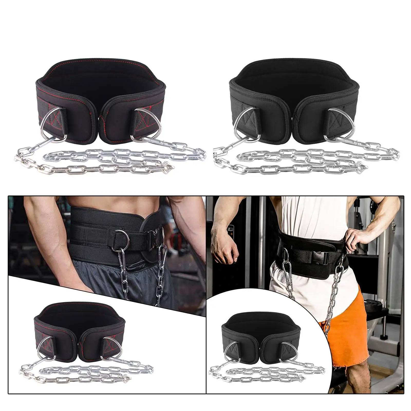 

Dipping Belt Strength Training Quick Locking Heavy Duty Professional Pull up Strap for Home Fitness Gym Squats Weight Lifting