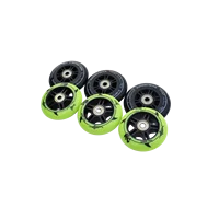 90mm (3.5") Replacement Wheels: High Elastic, Quiet, Wear-Resistant – For Skates, Luggage, Kids' Scooters 2