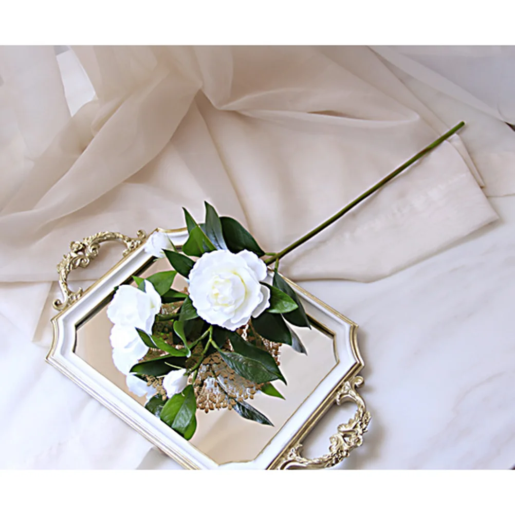 

Artificial Flowers Gardenia Elegant Shape Wedding Decor Gardenia Flower Stems Home Office Party SuppliesFlower