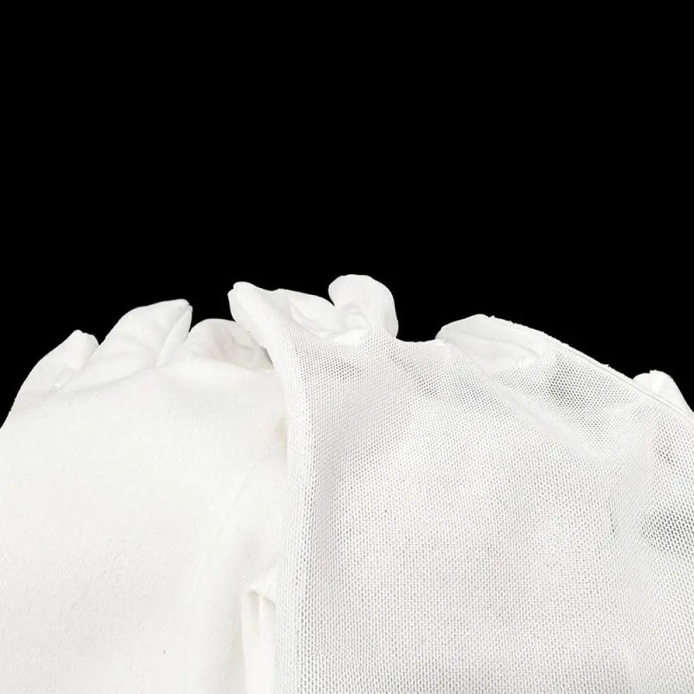 Soft Suede Gloves For Antique Collection Maintenance Breathable Fabric Hand Cover For Jewelry Polishing And Crafting