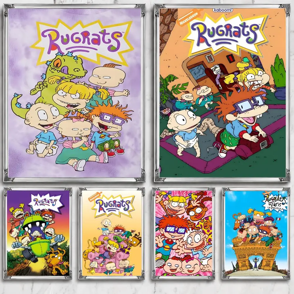 Television R-Rugrats Popular Comedy Drama Cult New Poster HD Wall Decor for Bedroom Living Room Dorm Bar Cafe Gift