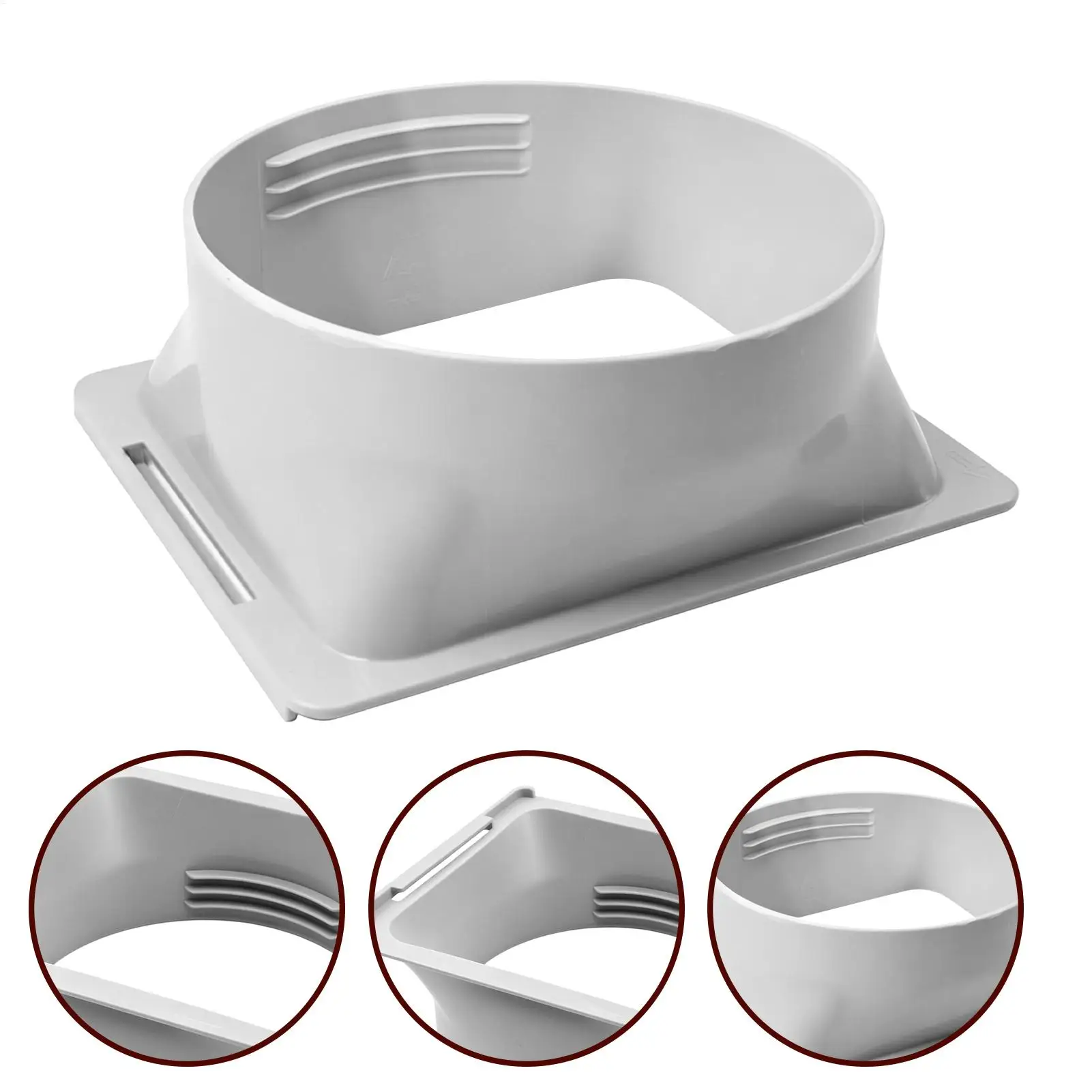 Portable AC Hose Adapter 15cm Universal Portable Connector AC Hose Extension Adapter AC connector  AC exhaust hose connector