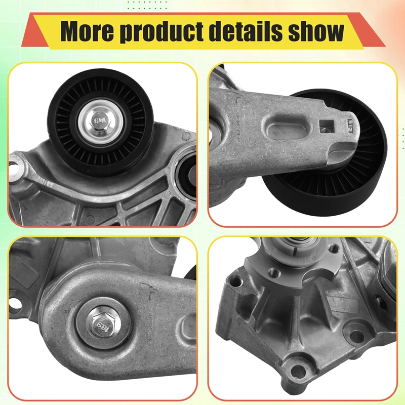 LR035556 Belt Tensioner Assembly For Land Rover Range Rover Sport Discovery LR4 10-22 3.0L V6 5.0L V8 Drive Belt Ldler