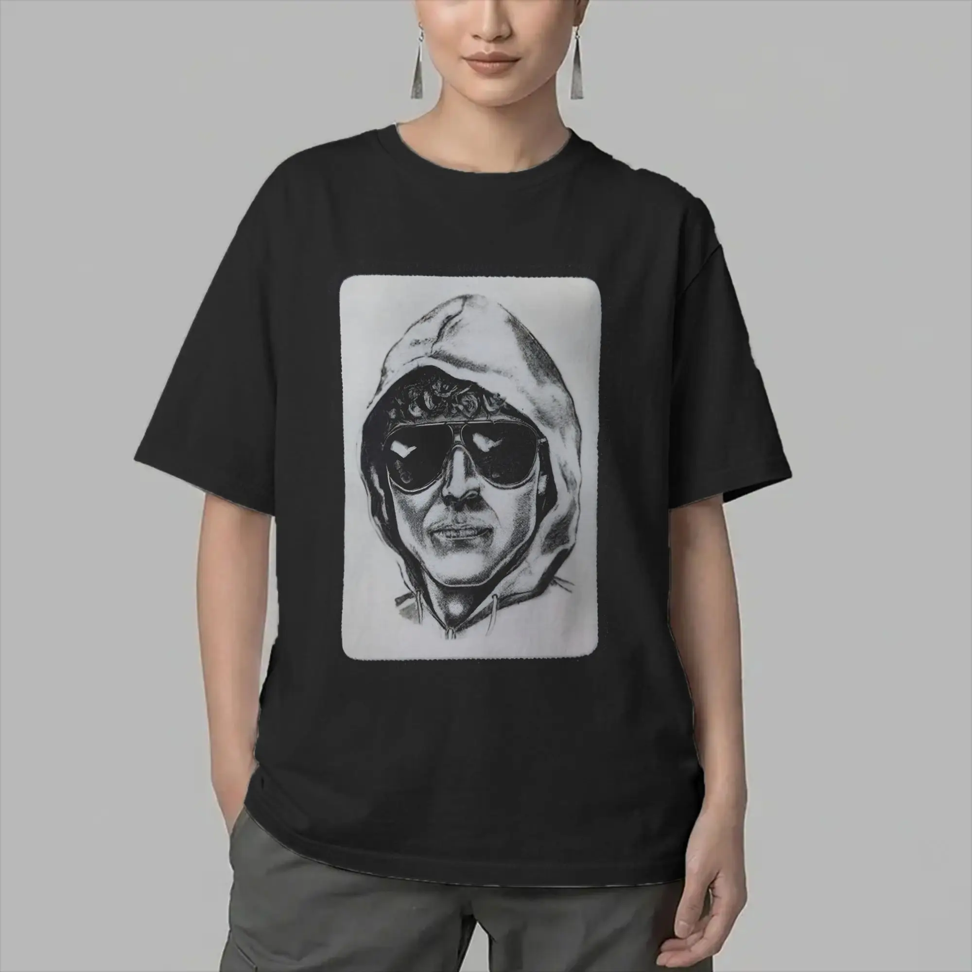 Men's The Unabomber Ted Kaczynski T Shirts  Pure Cotton Tops Vintage Short Sleeve Crew Neck Tee Shirt Unique T-Shirt