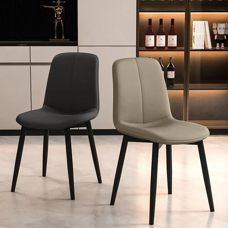 

Modern Minimalist Dining Chairs Household Creative Relaxing Dining Chairs Luxury Backrest Eetstoelen Household Items WZ50DC