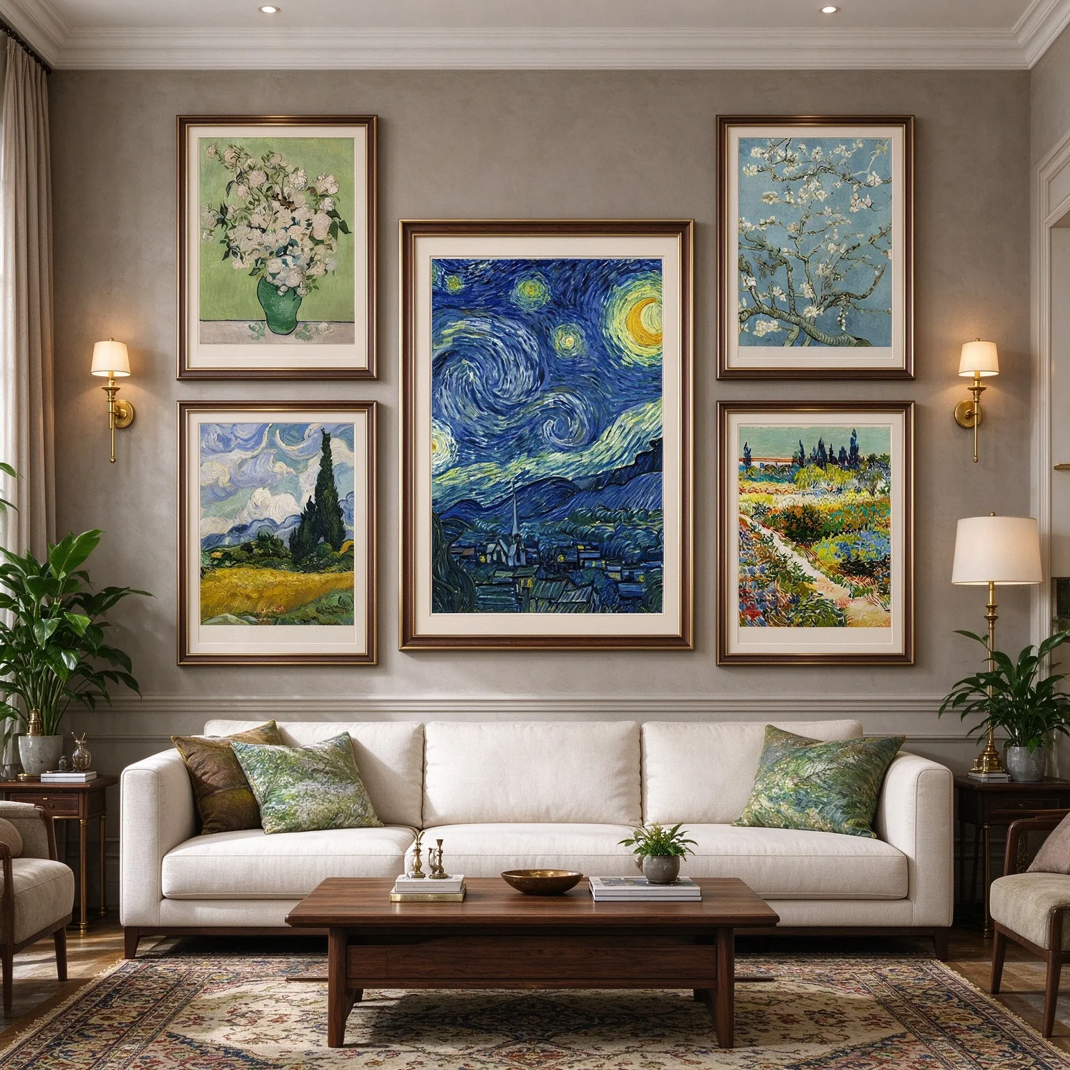 Vincent Van Gogh Writings Prints and Posters Great Work The Starry Night Canvas Painting Decorations for Living Room Wall Art
