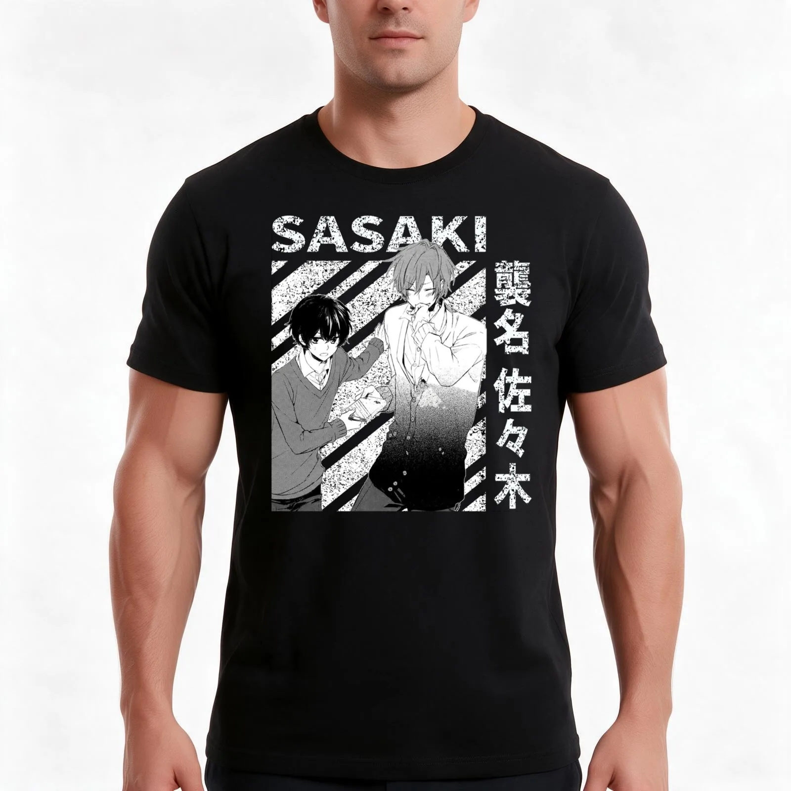 Sasaki Shuum and Miyano Yoshikazu - Sasaki to Miyano - Sasaki and Miyano T-Shirt Summer Casual Cotton Tee Unisex Men Women