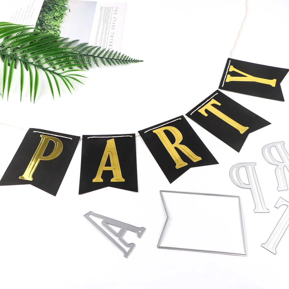 5/10/20cm Height Large Alphabets 26pcs/set Letters For Card Banner Making Scrapbooking DIY Crafts Stencil New 2024