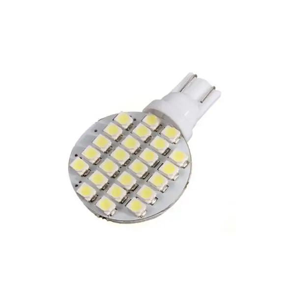 10x Super Bright 4.8W Warm White T10 1210 Car Wedge 24SMD LED Light Bulb