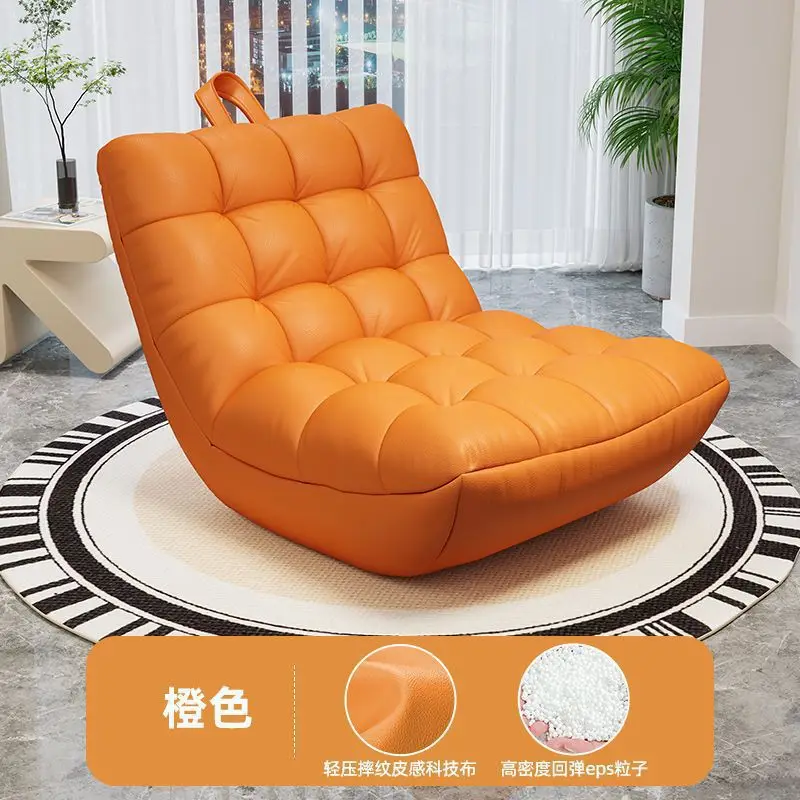 Bedroom Lazy Sofa Can Sleep and Lie Down, Comfortable Soft Package Single Sofa, Living Room Balcony, Leisure Backrest Small Sofa