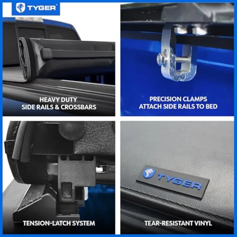 T1 Мягкий свернутый чехол для грузовика, совместимый с Chevy Silverado GMC Sierra 1500 2500 HD 3500 HD 2007 Classic O 19882006 гг.