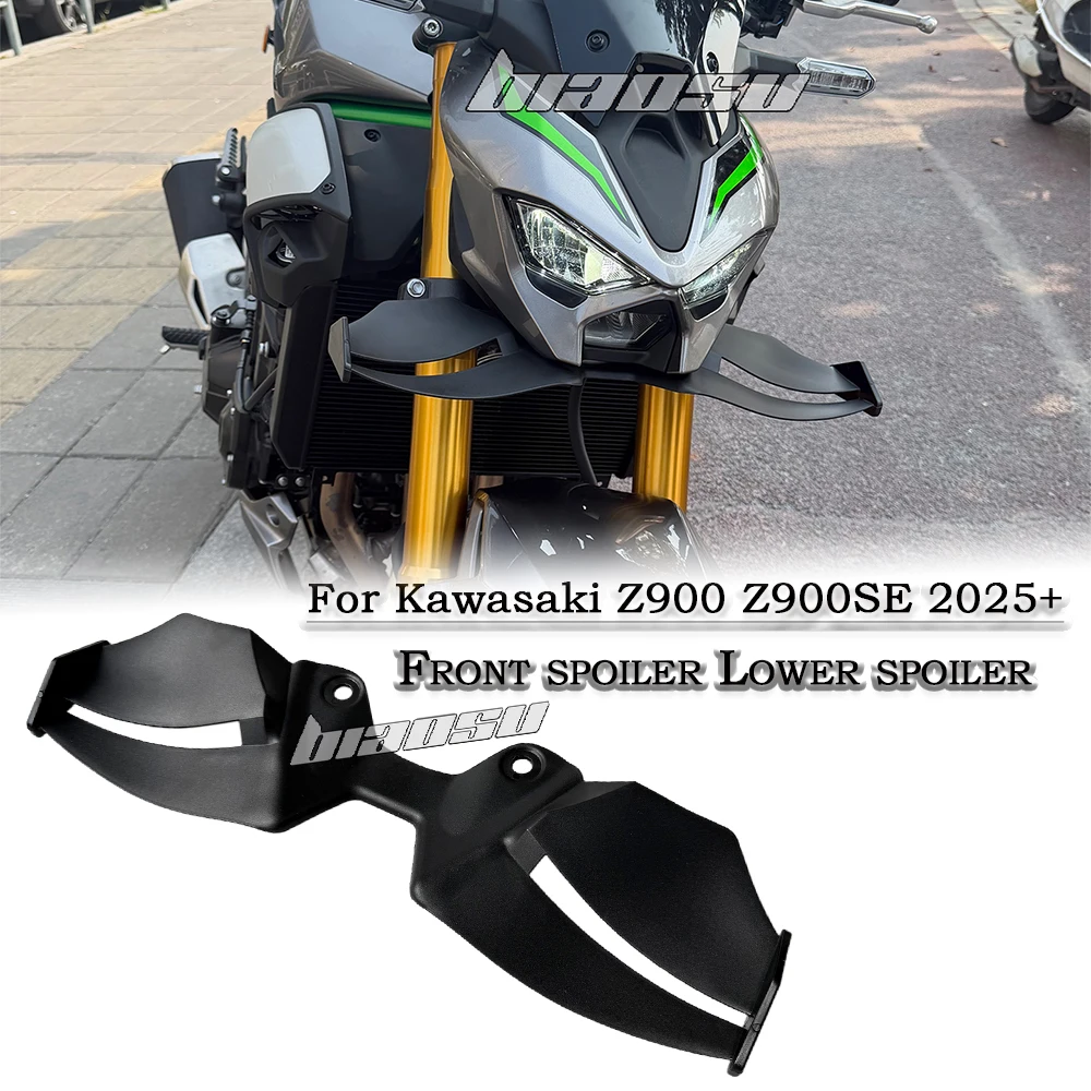 For KAWASAKI Z900 Z900SE 2025+ Front spoiler Lower spoiler lower lip GP WING DOWNFORCE NAKED Motorcycle FRONTAL SPOILERS