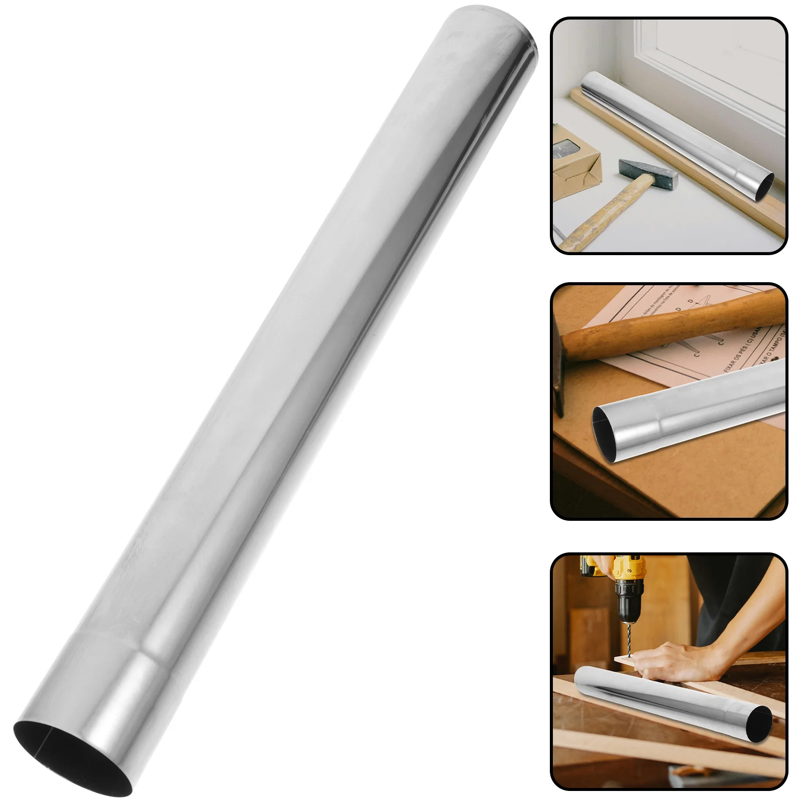 

Chimney Stainless Steel Flue Stove Pipe Smoker Exhaust Tubing Furnace Tube Fireplace Smoking